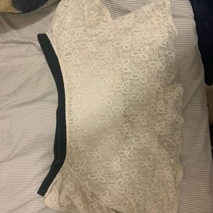 Like new lace crop top